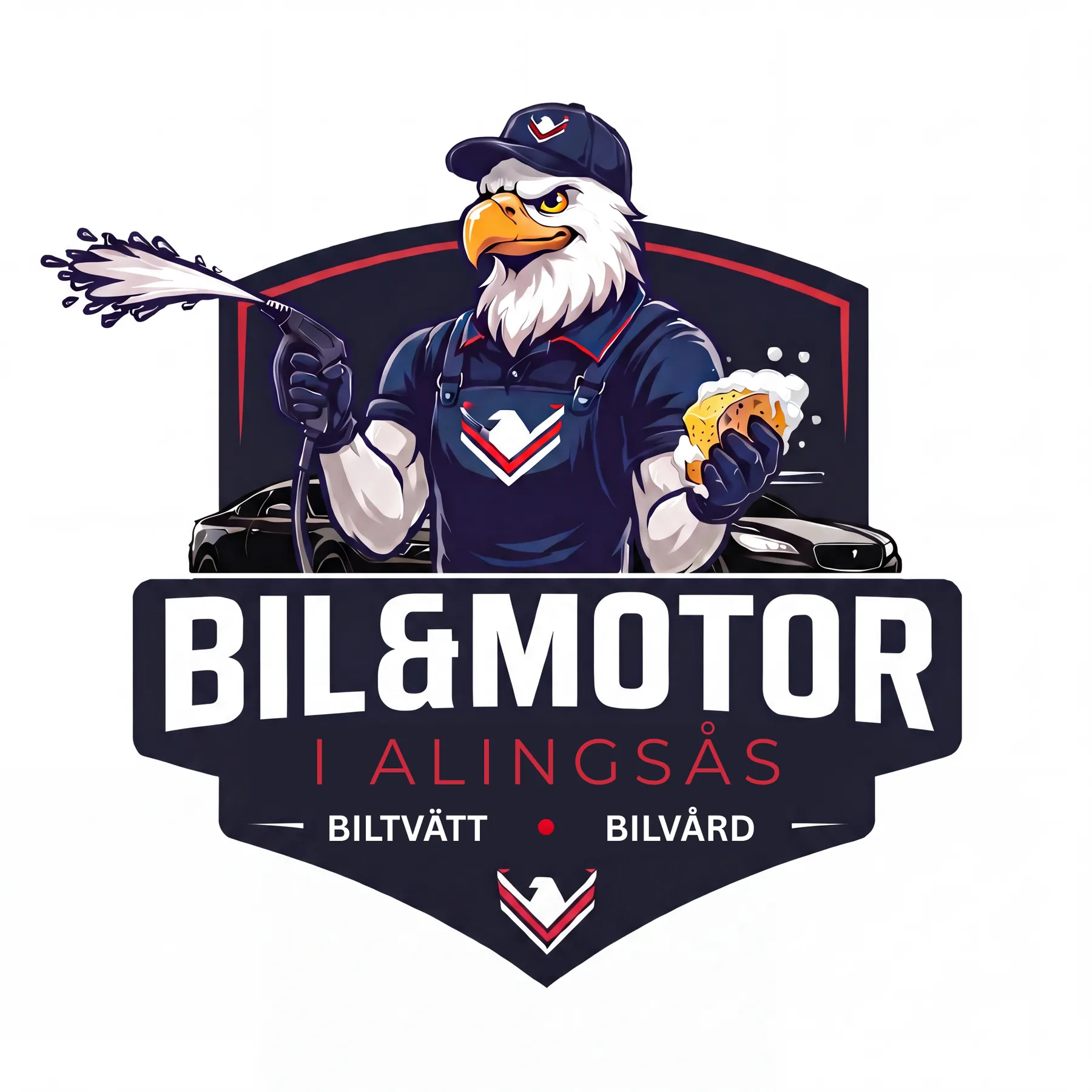 Bil & Motor i Alingsås – Biltvätt & Bilvård, logotyp